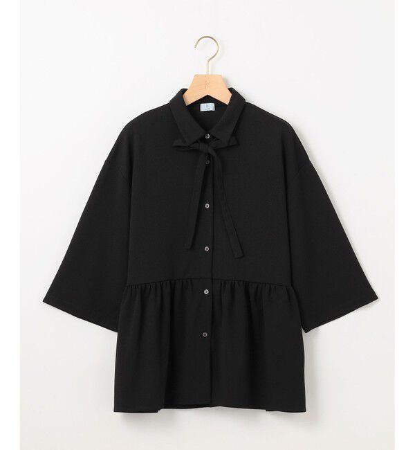 組曲「ジョーゼットジャージーボウタイチュニック ブラウス」|シャツ・ブラウス|