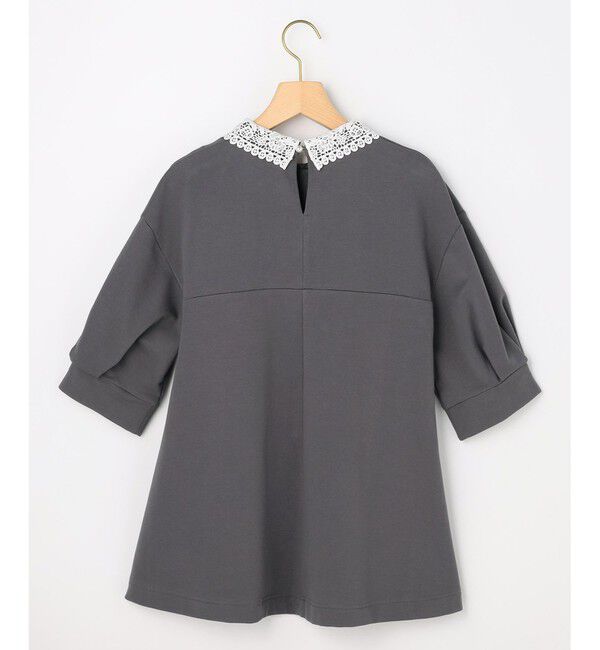 組曲「【2WAY】レース襟フレンチテリーフレア カットソー」|Tシャツ・カットソー|