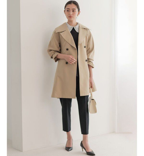 組曲「【2WAY】レース襟フレンチテリーフレア カットソー」|Tシャツ・カットソー|