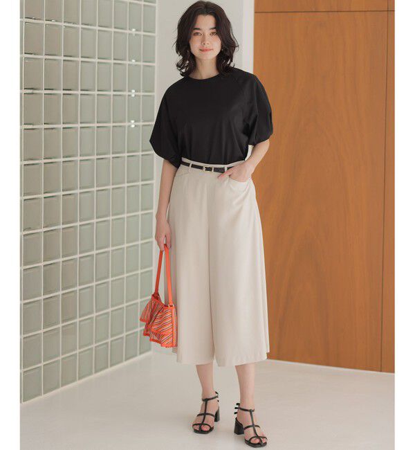 組曲「【WEB限定】スムースクロス ハーフパンツ」|キュロット|