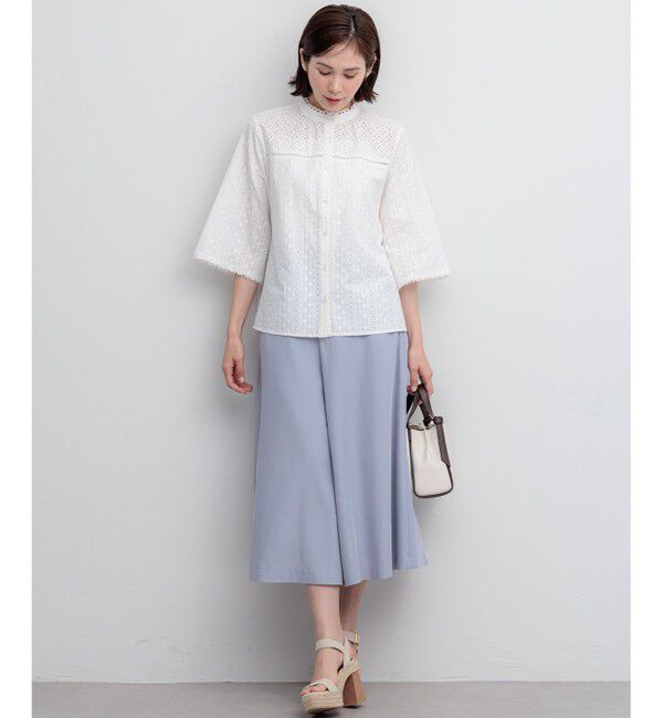 組曲「【WEB限定】スムースクロス ハーフパンツ」|キュロット|