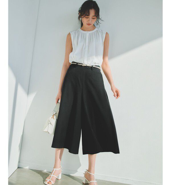 組曲「【WEB限定】スムースクロス ハーフパンツ」|キュロット|