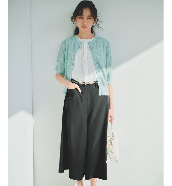 組曲「【WEB限定】スムースクロス ハーフパンツ」|キュロット|