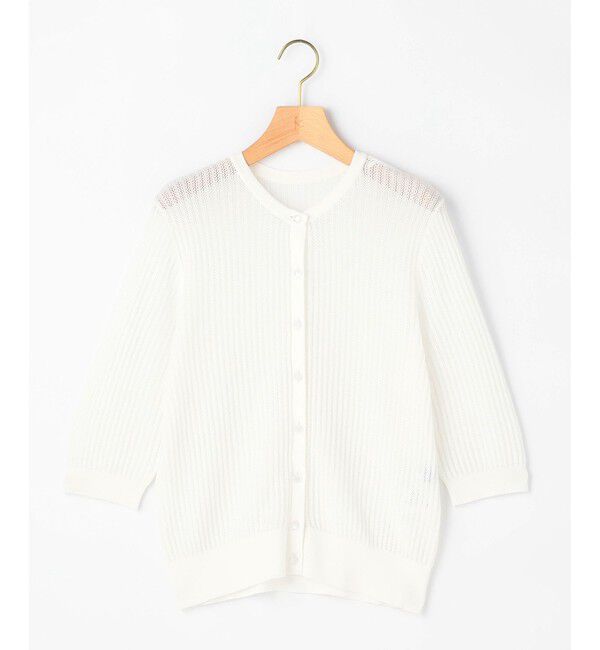 組曲「【前後着用可】レーシーニット カーディガン」|カーディガン|