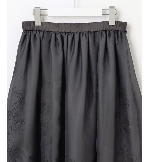 自由区「【洗える】シアーパネルエンブロイダリー スカート」|スカート|