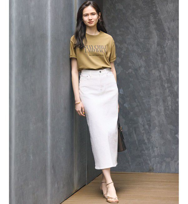 23区「【Oggi3月号掲載/新色追加/洗える】23区DENIM ストレッチ デニムスカート」|スカート|