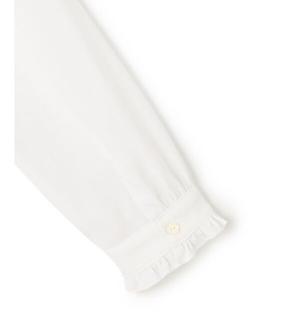 23区「【VERY掲載】バックサテンアムンゼン フリルデザインシャツ」|シャツ・ブラウス|