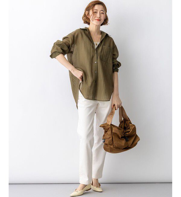 23区「23区DENIM ストレートフィット デニムパンツ」|デニム|