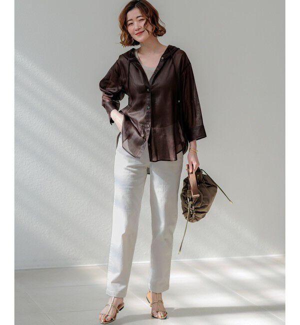 23区「23区DENIM ストレートフィット デニムパンツ」|デニム|