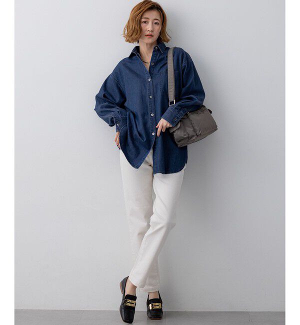 23区「23区DENIM ストレートフィット デニムパンツ」|デニム|