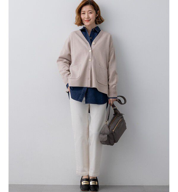 23区「23区DENIM ストレートフィット デニムパンツ」|デニム|