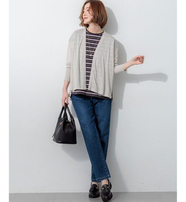 23区「23区DENIM ストレートフィット デニムパンツ」|デニム|