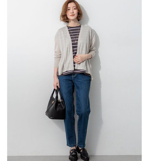 23区「23区DENIM ストレートフィット デニムパンツ」|デニム|
