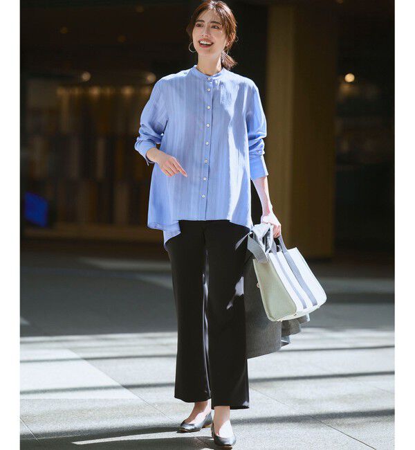 23区「【新色追加】ストレッチダブルクロス フレアパンツ」|その他|