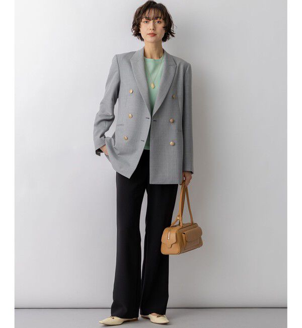 23区「【新色追加】ストレッチダブルクロス フレアパンツ」|その他|