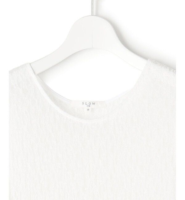 23区「【SLOW/一部店舗限定】リンクルレース レイヤード ワンピース」|ワンピース|