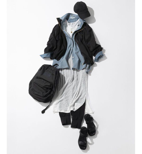 23区「【SLOW/一部店舗限定】リンクルレース レイヤード ワンピース」|ワンピース|