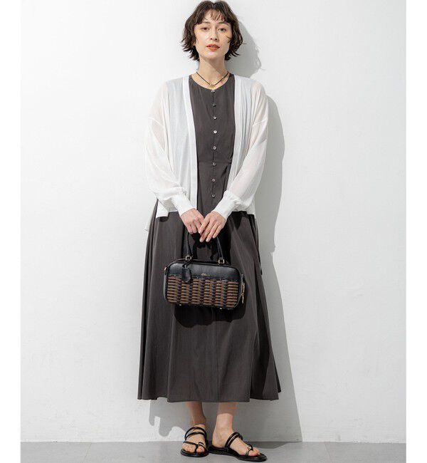 23区「シルキーライトクロス フレアワンピース」|ワンピース|