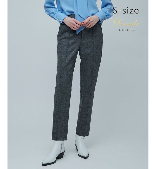 BEIGE,「【S-size】CORBY / クロップドパンツ」|スラックス|C.Gray