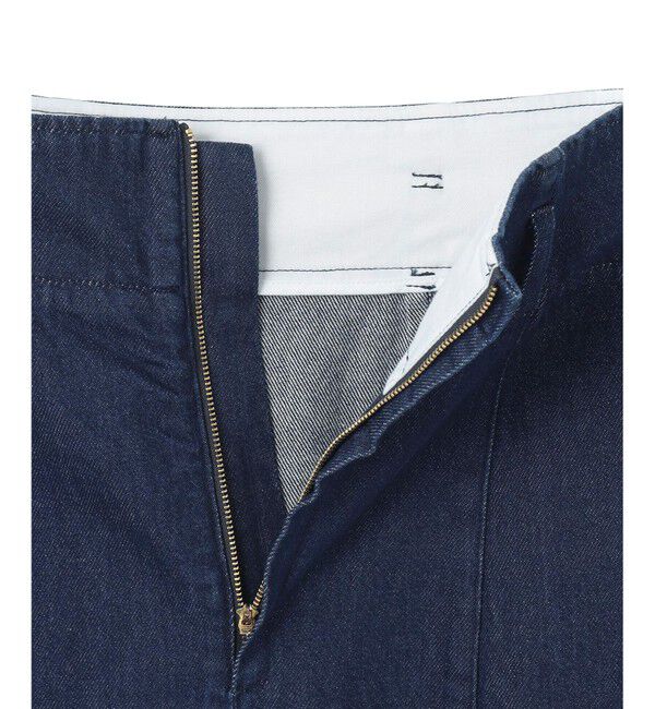 BEIGE,「【洗える・Oggi ８月号掲載】NAVIGLIO / ベルト付きハイウエストデニムスカート」|スカート|