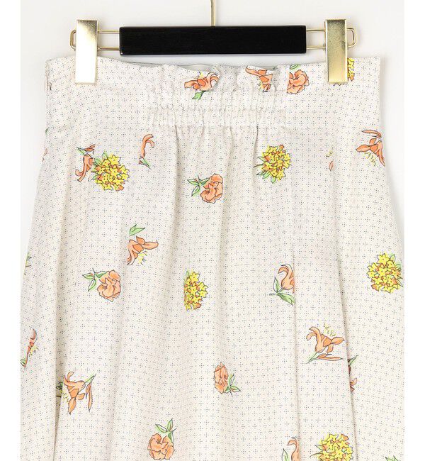 GRACE CONTINENTAL「ブーケスカーフプリントフレアスカート」|スカート|