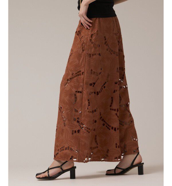 GRACE CONTINENTAL「カットワークバギーパンツ」|その他|