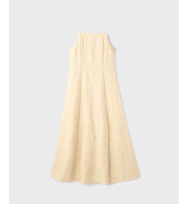 GRACE CONTINENTAL「リーフジャガードキャミワンピース」|ワンピース|