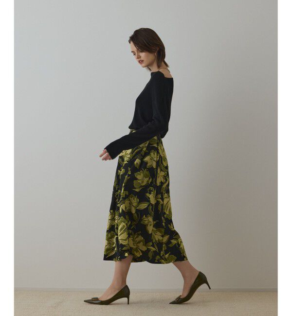 Diagram「ラメフラワージャガードスカート」|スカート|