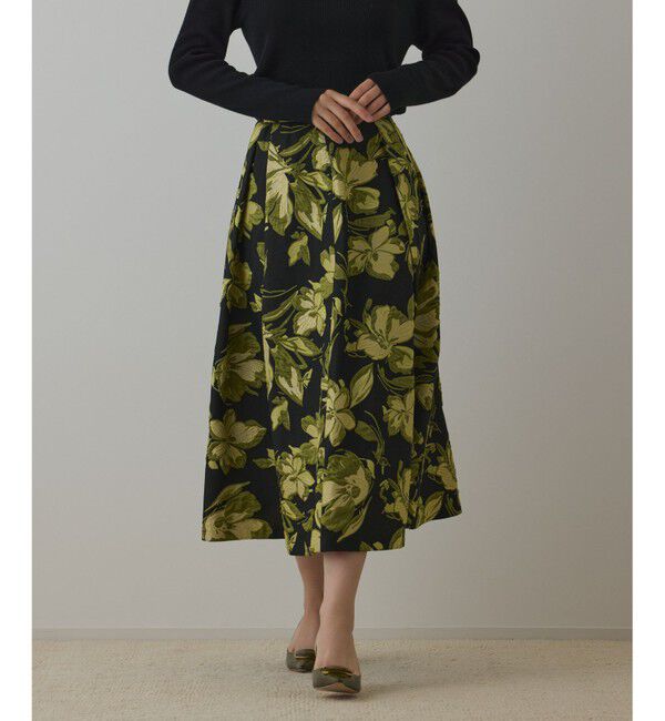 Diagram「ラメフラワージャガードスカート」|スカート|