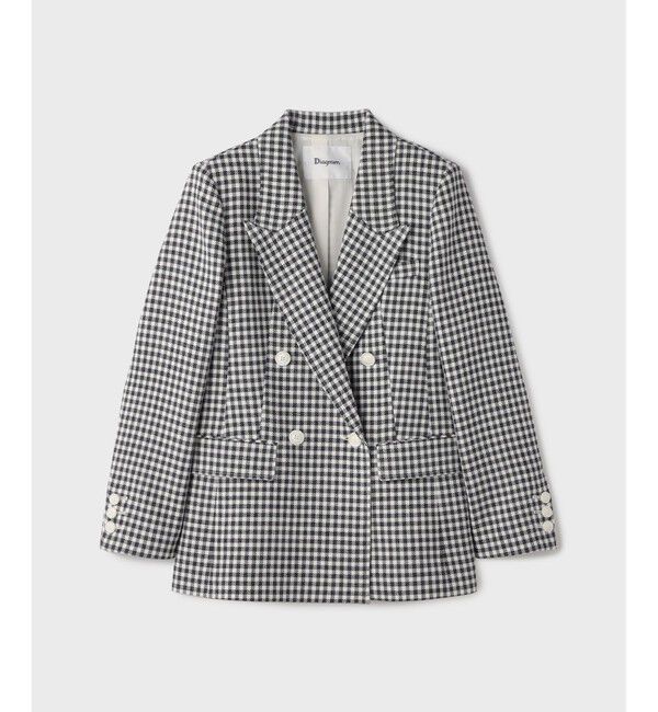 Diagram「ギンガムダブルジャケット」|テーラードジャケット|
