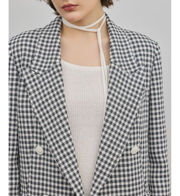 Diagram「ギンガムダブルジャケット」|テーラードジャケット|