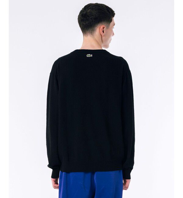 LACOSTE「ナイロン&times;コットン ジャカードグラフィック ニットセーター」|ニット・セーター|