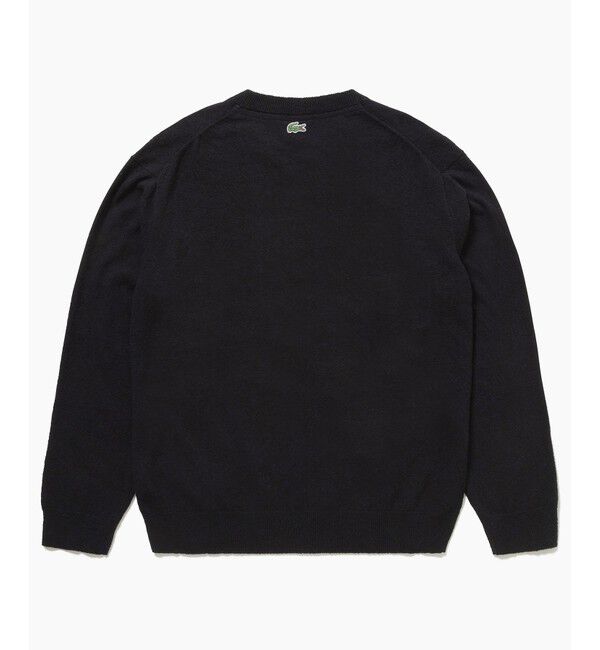 LACOSTE「ナイロン&times;コットン ジャカードグラフィック ニットセーター」|ニット・セーター|