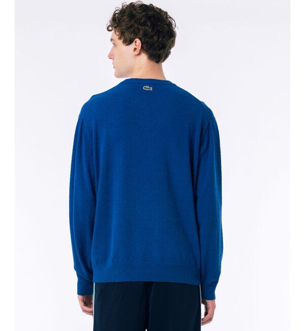 LACOSTE「ナイロン&times;コットン ジャカードグラフィック ニットセーター」|ニット・セーター|