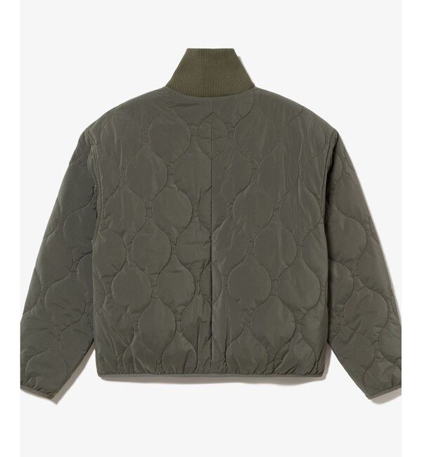 LACOSTE「THERMORE中綿 ひょうたんキルティング ハイネックジップブルゾン」|ブルゾン・スタジャン|