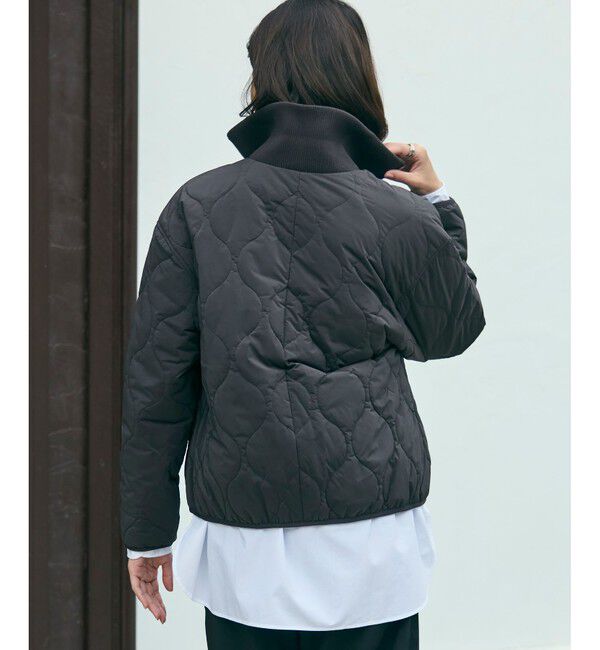 LACOSTE「THERMORE中綿 ひょうたんキルティング ハイネックジップブルゾン」|ブルゾン・スタジャン|