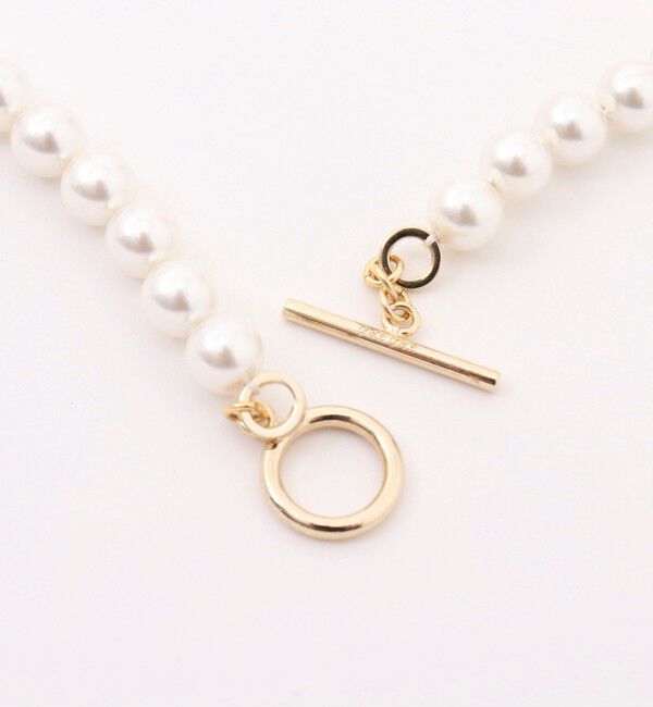 grace grace「【grace grace/グラスグラス】シェルパールオーバーショートネックレス」|ネックレス|