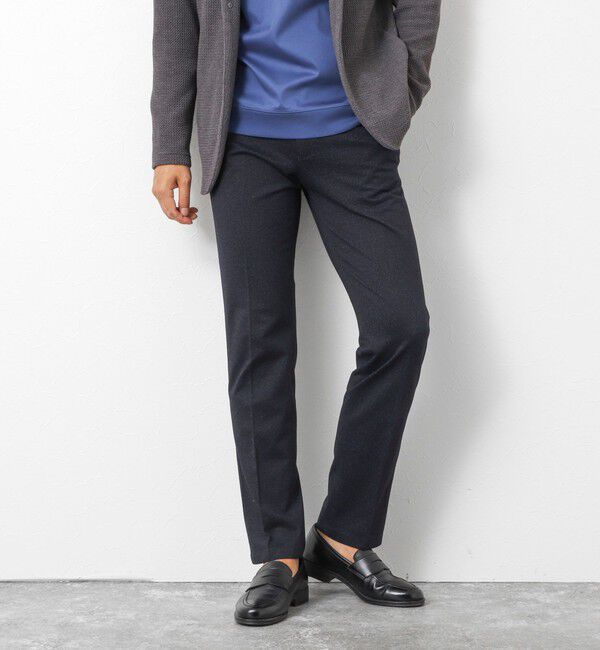 NOLLEY'S goodman「《ビジカジ対応》ハイゲージ 撚り杢 ツイルスリムフィット 25AW」|チノ|