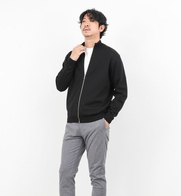 NOLLEY'S goodman「【ACTIVE SECT】《限定展開》デオドラント加工 スタンドジップカーディガン 25AW」|ニット・セーター|