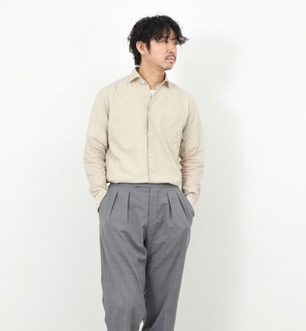 NOLLEY'S goodman「《ビジカジ対応》カッタウェイシャツ 26SS」|シャツ・ブラウス|