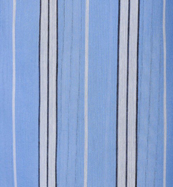 NOLLEY'S sophi「ウォッシャブルMARSALAシアーストライプ3WAYシャツ」|シャツ・ブラウス|