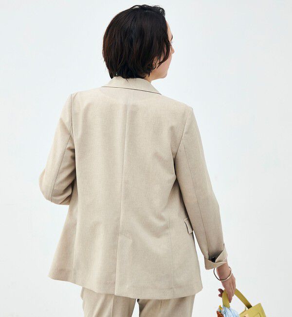 NOLLEY'S sophi「《セットアップ対応》ウォッシャブルブリーザブルシャンブレーダブルジャケット」|テーラードジャケット|