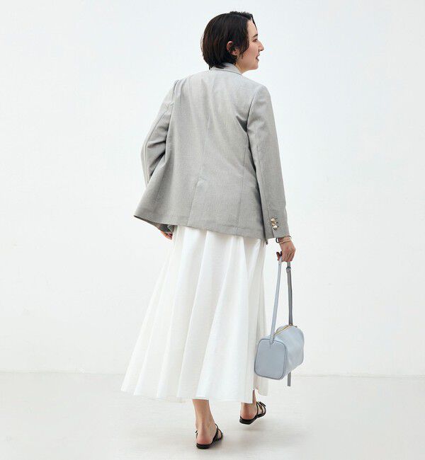 NOLLEY'S sophi「《セットアップ対応》ウォッシャブルブリーザブルシャンブレーダブルジャケット」|テーラードジャケット|