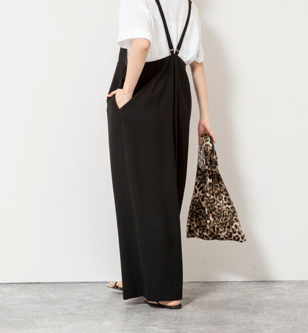 NOLLEY'S「ウォッシャブル多機能ツイルサロペットパンツ」|オールインワン|