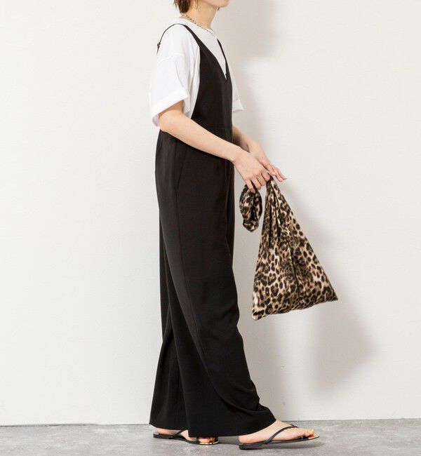 NOLLEY'S「ウォッシャブル多機能ツイルサロペットパンツ」|オールインワン|