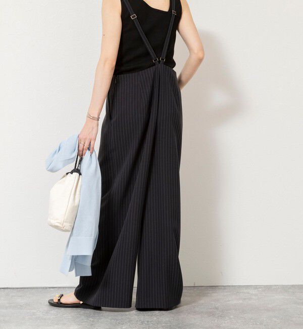 NOLLEY'S「ウォッシャブル多機能ツイルサロペットパンツ」|オールインワン|