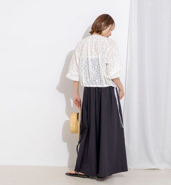 NOLLEY'S「【MARILYN MOON/マリリーンムーン】reversible sheer lace blouson」|ブルゾン・スタジャン|