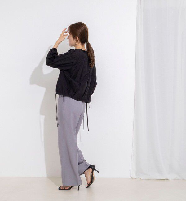 NOLLEY'S「【MARILYN MOON/マリリーンムーン】reversible sheer lace blouson」|ブルゾン・スタジャン|