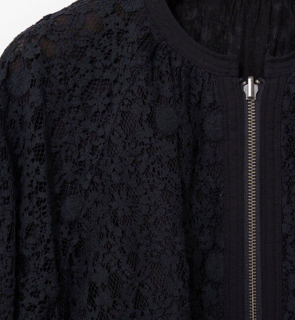 NOLLEY'S「【MARILYN MOON/マリリーンムーン】reversible sheer lace blouson」|ブルゾン・スタジャン|