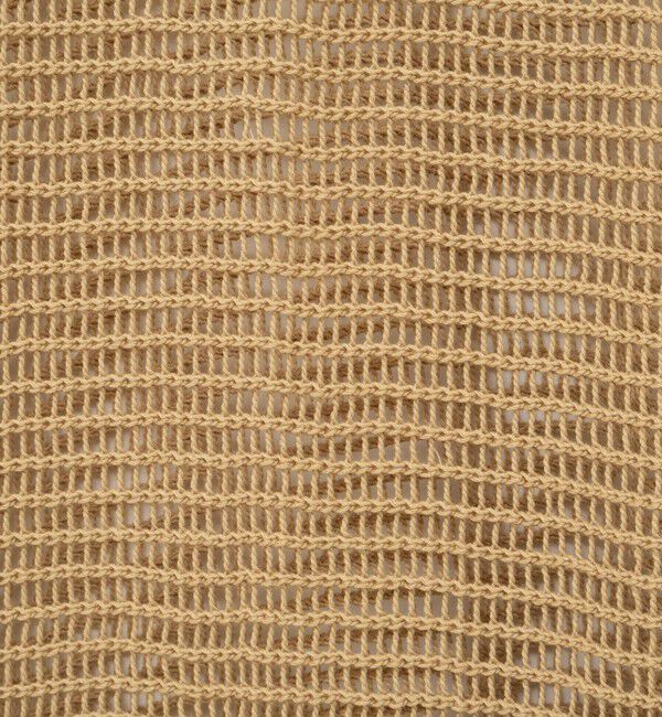 MAQWEL「【MAQWEL/マクウェル】ウォッシャブル透かし編みサマーニットノースリーブプルオーバー」|ニット・セーター|